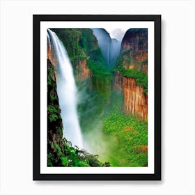 Gocta Cataracts, Peru Majestic, Beautiful & Classic (1) Art Print