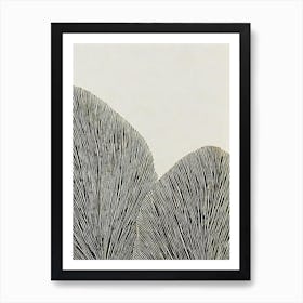 Pocillopora Linocut Art Print