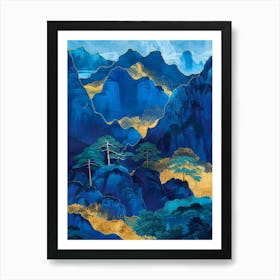 Blue Mountains 18 Art Print