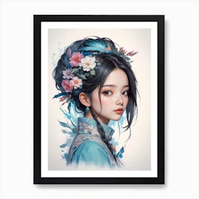 Chinese Girl 3 Art Print