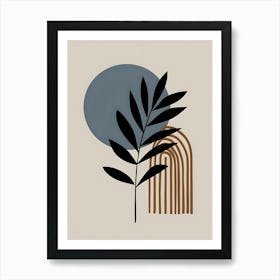 Abstract Leaf Art Print