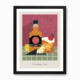 The Whiskey Sour 1 Art Print