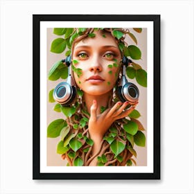 Tree woman 3 Art Print