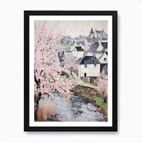 Lacock (Wiltshire) Painting 1 Art Print