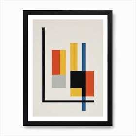 Abstract Squares Art Print