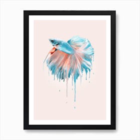 Melting Fish Art Print
