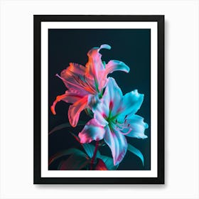 Lily Flower Art Print