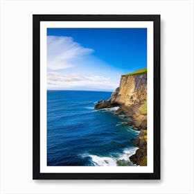 Coastal Cliffs And Rocky Shores Waterscape Photography 2 Art Print