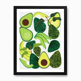 Avocados Art Print