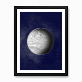 Moon at Night Art Print