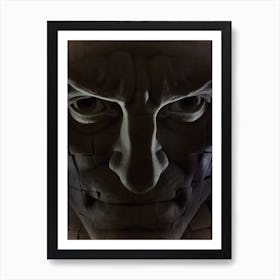 Face Of A Man Art Print
