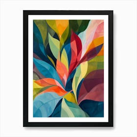 Abstract Leaves 18 Art Print