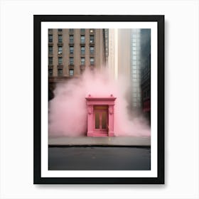 Pink Smoke 1 Art Print