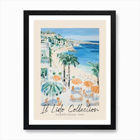 Salento, Puglia   Italy Il Lido Collection Beach Club Poster 4 Art Print