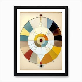 Medicine Wheel Symbol Abstract Painting Art Print