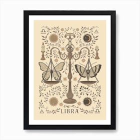 Libra Art Print