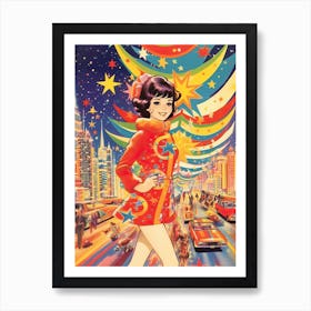 Fantasy Holidays In Tokyo Kitsch 2 Art Print