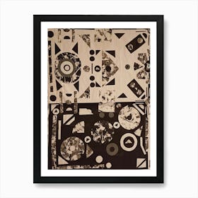 Abstract Collage 3 Art Print