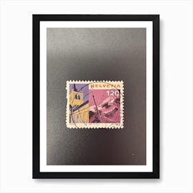 Postage Stamp 14 Art Print