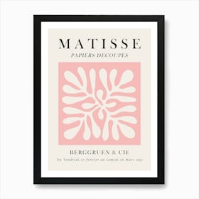 Matisse organic floral 2 Art Print