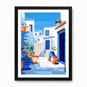 Greek Village 1 Art Print