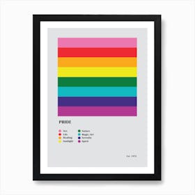 Original Pride LBTQ Art Print