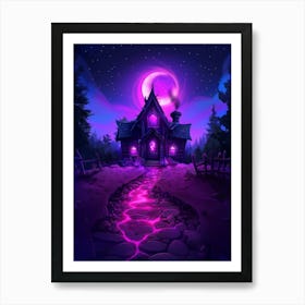 Haunted House Art Print