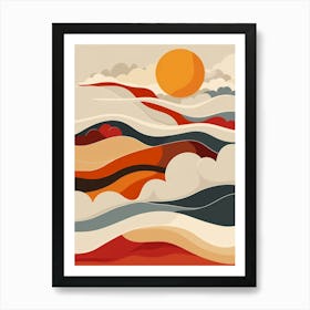 Abstract Landscape 4 Art Print