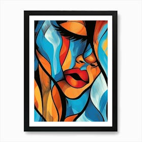 Abstract Of A Woman 62 Art Print