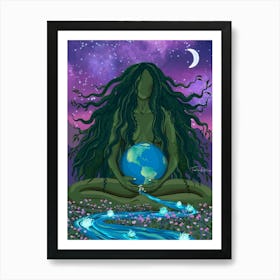 Earth Woman Art Print