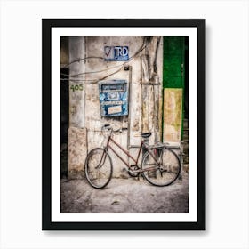 Bicycle And Post Box Póster