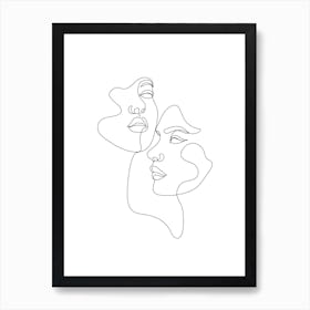 Kiss Me Art Print