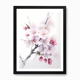 Cherry Blossom Painting 1 Art Print