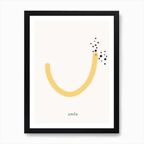 Smile Art Print