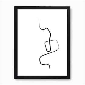 Ink Lines 3 Art Print