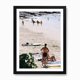 Sand And Surf Art Print