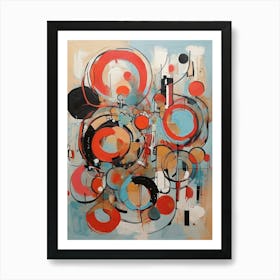 Abstract Circles 2 Art Print