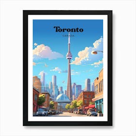 Toronto Canada Skyscraper Modern Travel Art Art Print