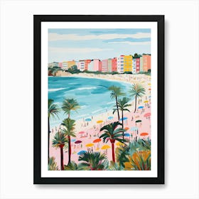 Bondi Beach, Sydney, Australia, Matisse And Rousseau Style 5 Art Print