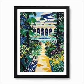 Schnnbrunn Palace Gardens, Austria, Painting 7 Art Print