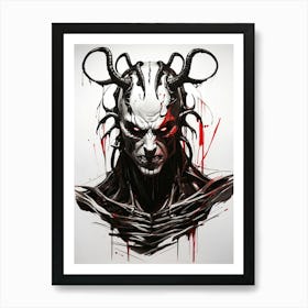 Demon Head Art Print