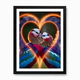 Love Birds 1 Art Print