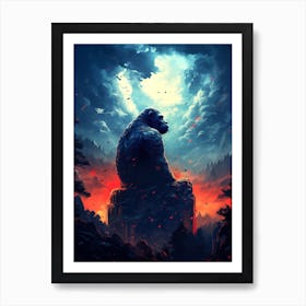 Kong Kong Art Print