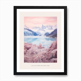 Dreamy Winter National Park Poster  Los Glaciares National Park Argentina 1 Art Print