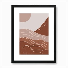 Abstract Landscape Painting Wall prints 2 Art Print