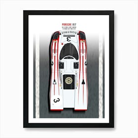 Elford Ahrens Porsche 917 Art Print