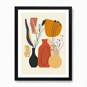Cute Abstract Objects Collection 9 Art Print