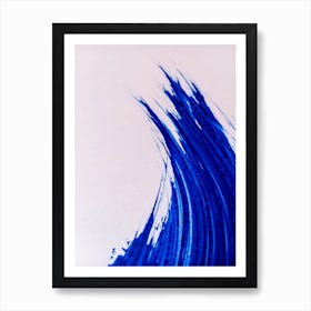 Blue Wave Painting 1 Art Print