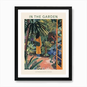 In The Garden Poster Gothenburg Botanical Garden Sweden Art Print