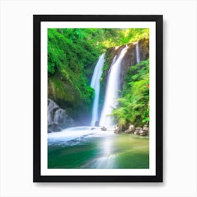 Iligan City Waterfalls, Philippines Realistic Photograph (2) Art Print